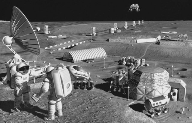 NASA хочет создать саморемонтирующиеся базы на Луне и Марсе