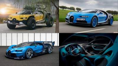 Bugatti превратили в полноценный внедорожник