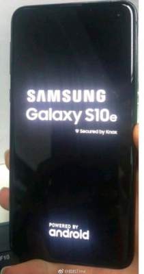 Появились снимки смартфона Samsung Galaxy S10e